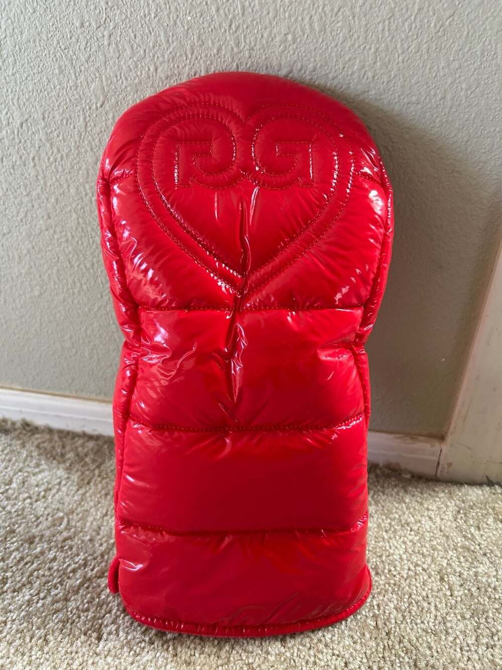 G/FORE Red Puffer Golf Driver Headcover